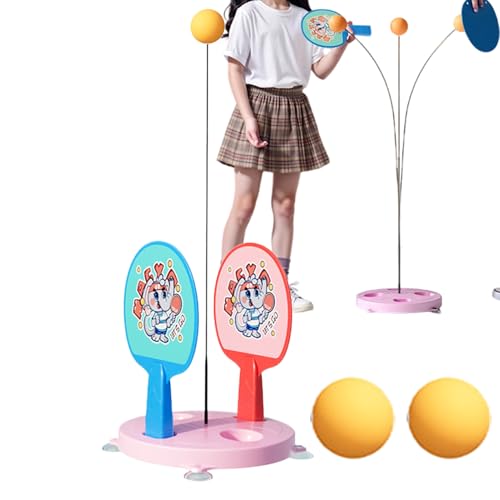 Equipos de entrenamiento de tenis de mesa, juego de pelotas de tenis de mesa con raqueta, juego de palas portátiles para ejercicio en interiores y exteriores, hogar, oficina, gimnasio, todas las
