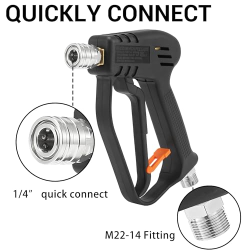 Pistola de lavado a presión M MINGLE de 4000PSI compatible con Karcher K y M22 7