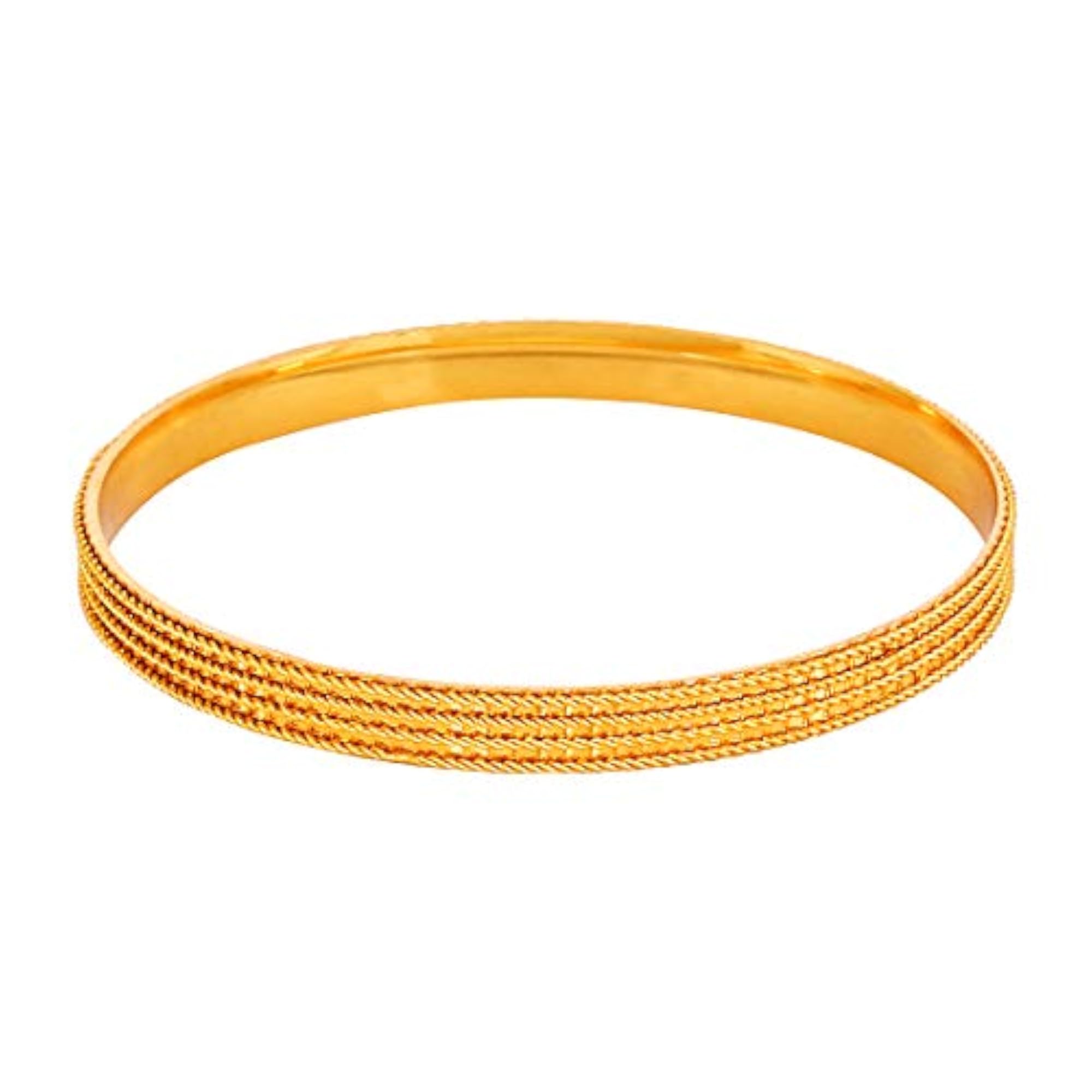 Gold Plated Bangles for Women (2.8)
