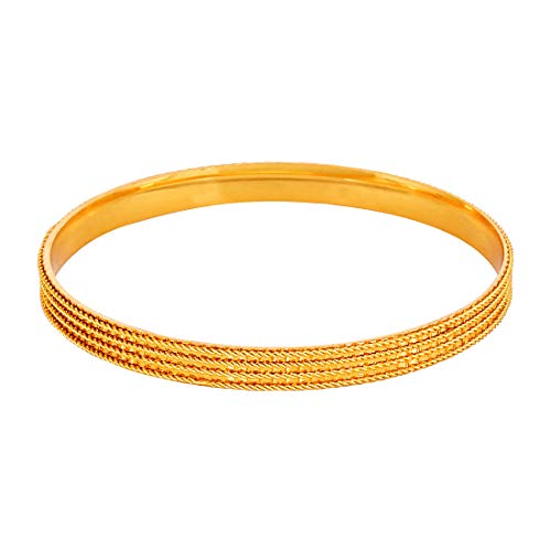 Gold Plated Bangles for Women (2.8)