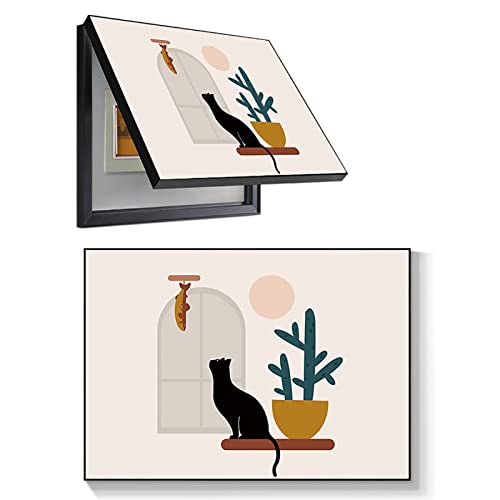 Couvercle de compteur électrique pour décoration murale et protection de boîtier - 2