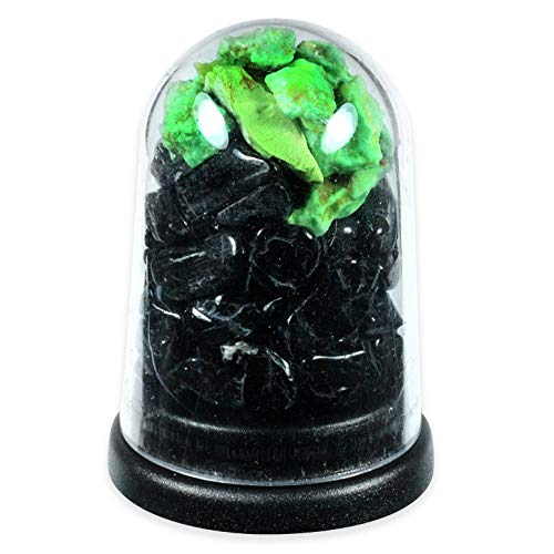 CrystalAge Gaspeite & Black Tourmaline Energy Dome