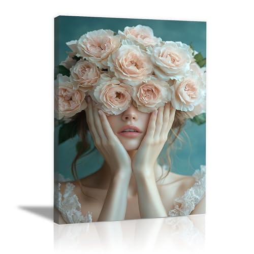 Impression sur toile Fleurs tableau mural haut de gamme rose