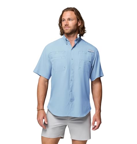 Columbia Men's Tamiami II Short Sleeve Shirt,SAIL,X-Large