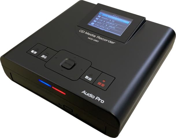 コピ太郎　Audio Pro CD Media Recorder MCD-280 Amazon.co.jp: コピ太郎 MCD-280 cd を sdカード に 録音 する 機械 cd