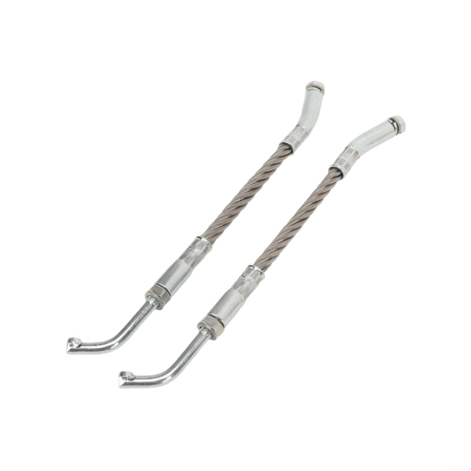 Universales Eiskratzer-Set 1201-DF für Schneemobile, Ersatz für Polaris für ski-doo für lynx, für Raupenhöhe 2-12 Zoll, robustes Metall, silber
