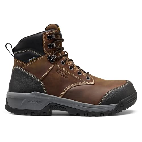 Image of KEEN Utility Men's Evanston 6 inch Composite Toe Waterproof Leather Durable Construction Work Boots
