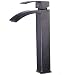 Produktbild Rmckuva Waschtischarmaturen Messing Vintage Einzigen Griff Wasserhahn Bad Wasserhahn Schwarzen Gürtel Wasserfall Effekt Waschbecken Waschbecken Wasserhahn Mischer