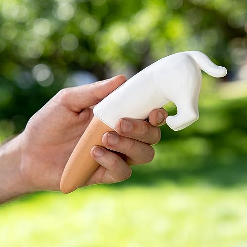 Fisura - Self-watering for original pots. Black automatic watering system in the shape of a dog. Watering system for indoor plants with a capacity of 100 millilitres. Material: terracotta. - Image 3