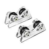 GadgetNova 2 Pieces Billiard Cue Straightness Checker - Essential Billiard Accessories for Snooker Clubs and Players - Portable and Accurate Pool Cue Roller Straightness Checker