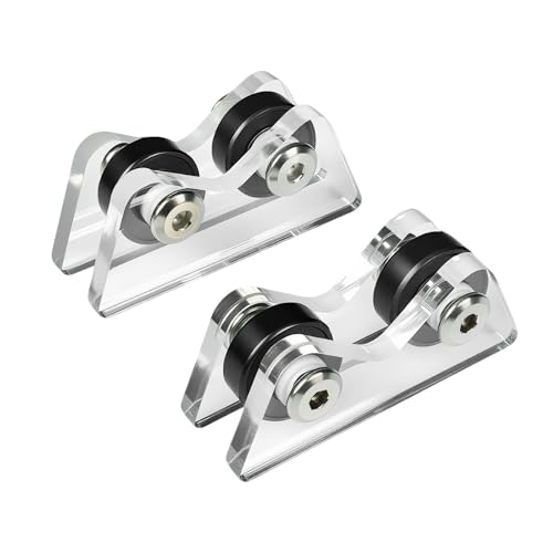 GadgetNova 2 Pieces Billiard Cue Straightness Checker - Essential Billiard Accessories for Snooker Clubs and Players - Portable and Accurate Pool Cue Roller Straightness Checker