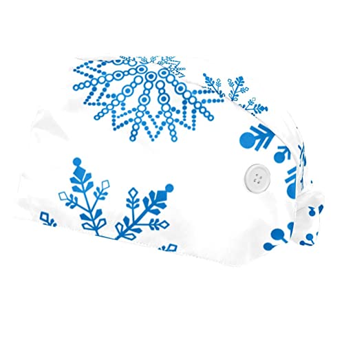 Casquette pour hommes femmes flocons de neige en cuisine et atelier
