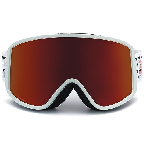 Masque Briko Homer Goggles Mixte avec écran cylindrique haute précision