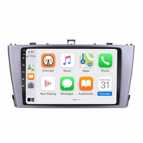 Pantalla Carplay Coche Toyota Prius Plus para viajar en familia con navegación y manos libres
