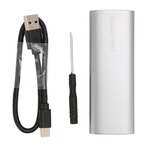 Carcasa externa SSD M.2 con alta velocidad, aluminio, plateada miniatura 6