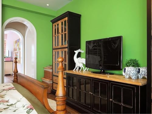Image of ONETON Peel and Stick Parrot Green Matte Contact Paper Waterpoof Self Adhesive Decorative Wallpaper for Wall Kitchen Wallpaper for Bedroom (Parrot GREN MATT WP, 12X50 inch)
