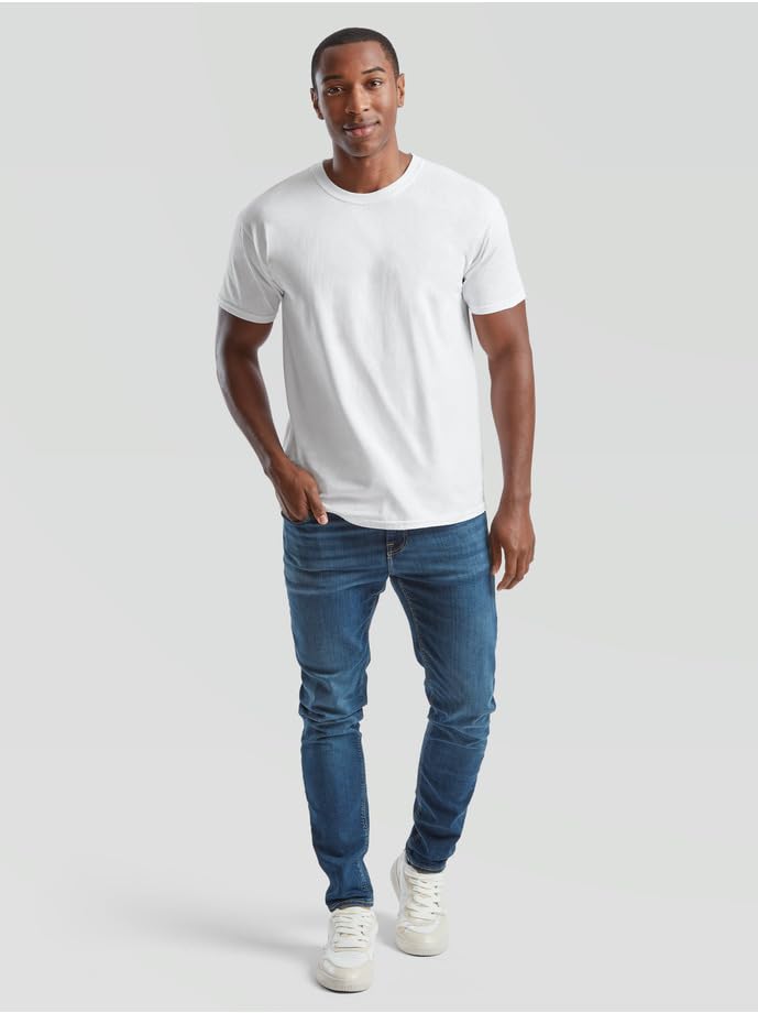 Fruit of The Loom Camisetas Básicas Hombre Manga Corta Multicolor Pack 10