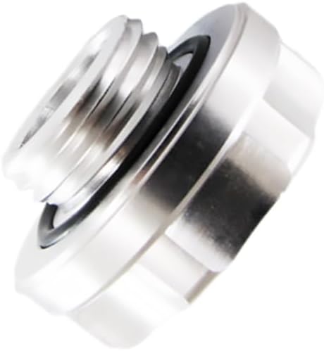 Aluminum Alloy Gas Engine Oil Filler Cap Plug Cover Compatible with Nissan Nismo 240sx 350z 370z RX7 G35 G37 GT-R Livna Qashqai Sunny Sylphy Tiida (NISMO#2-Silver)