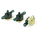 Aexit 3 Pcs Control electrical Army Green Electric Wall Fan Spring Actuator Momentary Action 3 Way Solder 4 Pin Pull Cord Switch AC 250V 1A