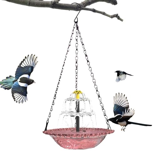 Fontaine solaire pour oiseaux extérieure sans électricité pour colibri - 7