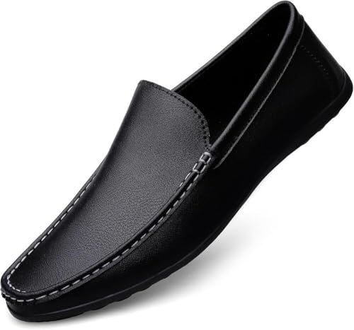 Mens Slip-Ons Loafers Leather Shoes Office Formal Business Dress Shoes