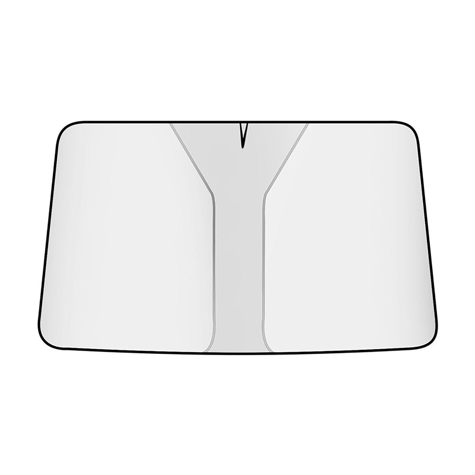 Car Windscreen Sun Shade for VW Tiguan 2007-2023 2024 2025 5N AD1 AD2 AD3 AD4, Foldable Front Window Sunblind with Rearview Mirror Opening, UV Rays & Heat Shield, Opaque Sunshade with Storage Bag