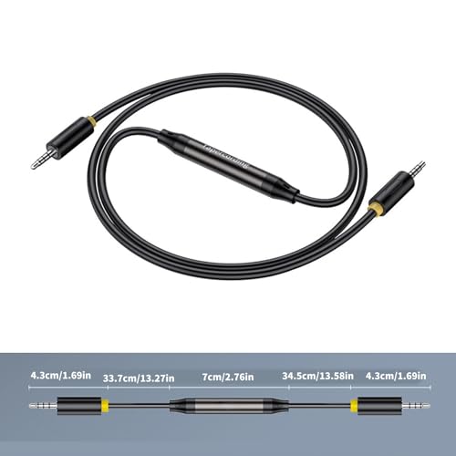 Cable de audio 3.5 mm bidireccional con acabados resistentes para transmisión de música pura 6