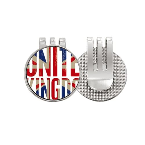 Marqueur de balle de golf en émail ne perdez plus votre repère drapeau britannique Big Ben