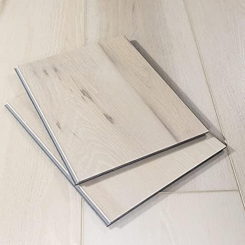 12" Cut Sample Vinyl Plank Floor, Yuzen, DIY Click Installation, 40 Mil Wear Layer, Waterproof Flooring,