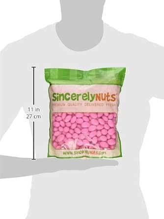 Pink Jordan Almonds (5 Pound Bag)
