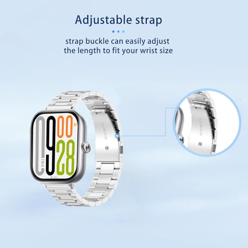 Correa metálica de acero inoxidable para Xiaomi Redmi Watch 5 miniatura 6