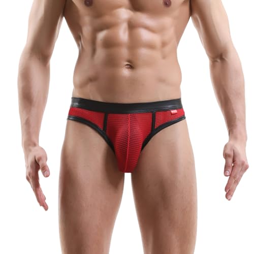 Men's Thongs Jockstrap Underwear Athletic Supporters for Men Jock Straps Harness G-Strings Underpants MJ1913 - Main Image