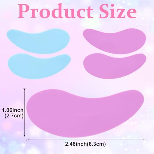 SmallCat 4 adesivos de silicone reutilizáveis, adesivos sob os olhos, máscara para cuidados com a pe