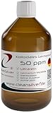 CleanSilver - Kolloidales Germanium 50ppm - Made in Germany -Für ganzheitliche Ausgeglichenheit und neue Kraft im Alltag - Ultrarein 99,999+% - 500ml