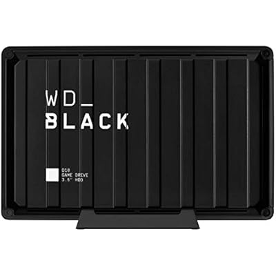 WD_BLACK 8TB D10 Game Drive, Portable External Hard Drive HDD Compatible with Playstation, Xbox, PC, & Mac - WDBA3P0080HBK-NESN