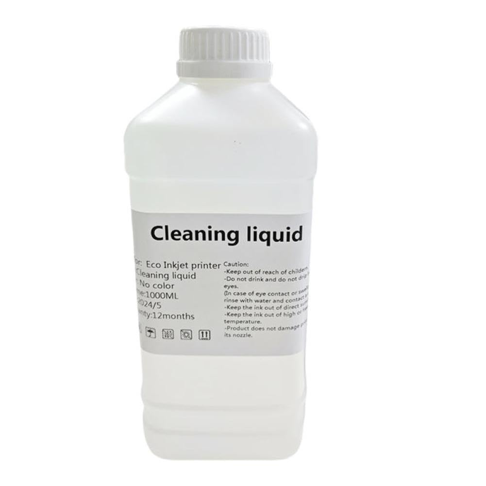 Solución de limpieza de tinta ecosolvente 1000ML Compatible con Roland Mimaki Mutoh DX5 DX7 TX800 XP600 5113 I3200