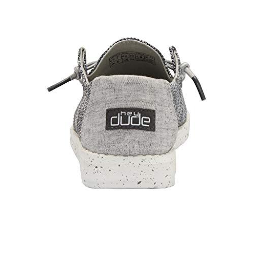 HEYDUDE Women's Wendy Sox Dark Grey Size 7 | Women’s Shoes | Women’s Lace Up Loafers | Comfortable & Light-Weight - Thumbnail 5