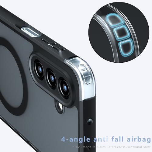Coque Phone17 antichoc compatible MagSafe PC rigide TPU souple - 5