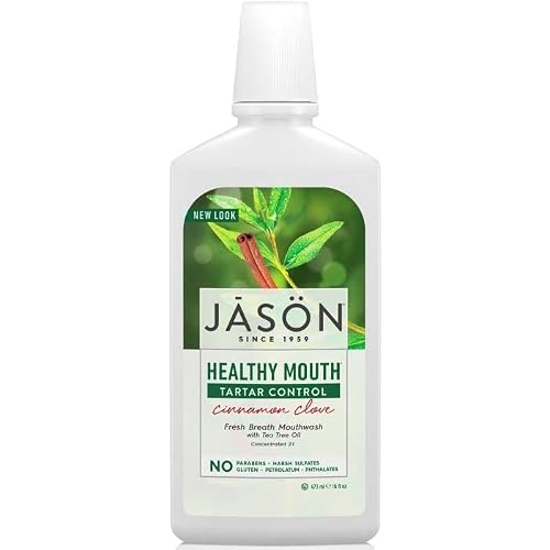 Jason Healthy Mouth Tartar Control Mouthwash, Cinnamon Clove, 16 Oz - Thumbnail 2