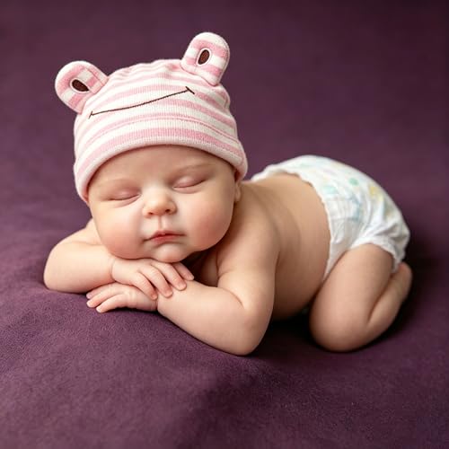 Muñeca Reborn Bebé Silicona 12 Pulgadas Realista miniatura 5