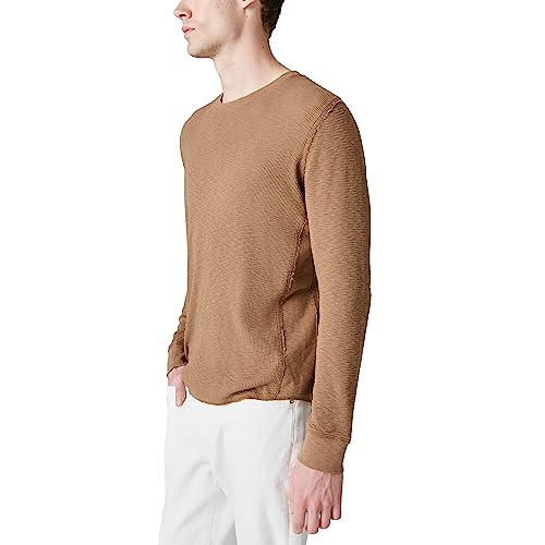 Lucky Brand Men's Garment Dye Thermal Crew3