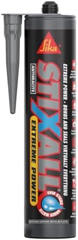 Sika Stixall Extreme Power Sealant and Adhesive, Anthracite, 290ml