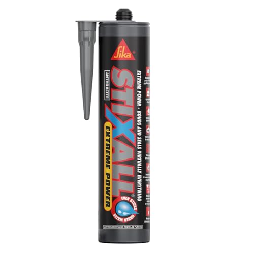 Sika Stixall – Extreme Power Sealant and Adhesive – Waterproof – Anthracite – 290ml