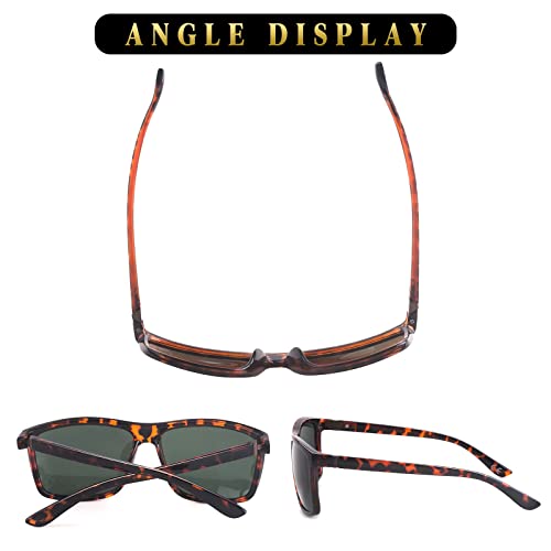 Image of Men's Sports Polarized Sunglasses Square Frame Glasses NP1007