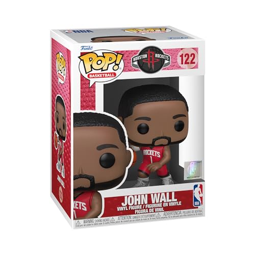 Funko Pop! NBA: Rockets-John WallWall - (Red Jersey) - Figura de Vinilo Coleccionable - Idea de Regalo- Mercancia Oficial - Juguetes para Niños y Adultos - Sports Fans - Muñeco para Coleccionistas