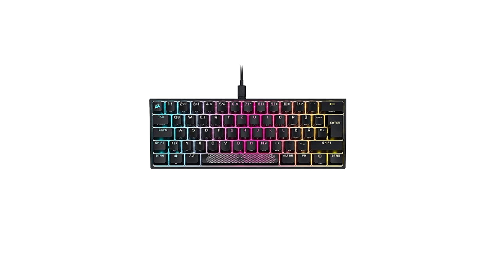Amazon | K65 RGB ミニ 60% メカニカル ゲーミング キーボード