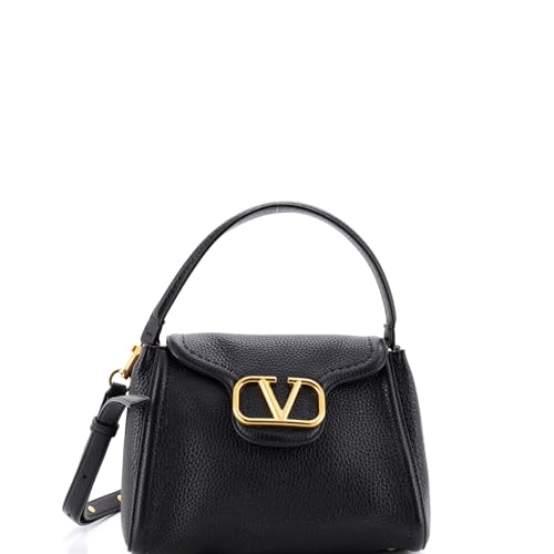 Valentino Garavani, Pre-Loved Alltime Top Handle Bag Leather Small, Black