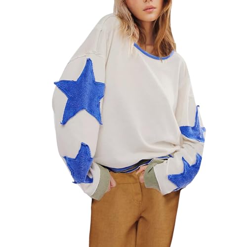 Oversized-Crewneck-Sweatshirts-for-Women-Star-Print-Pullovers-Long-Sleeve-Tops-Trendy-Going-Out-Tops-Y2k-Sweater-Tops 41LTDbdlMLL