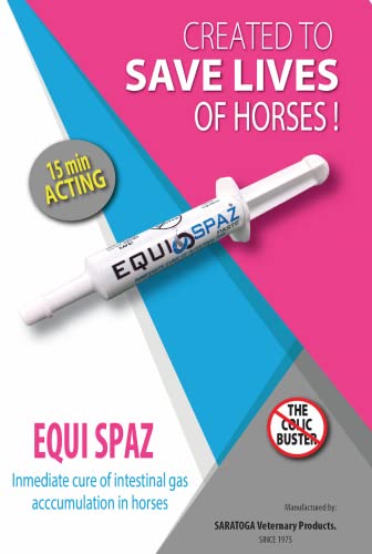 Equi-Spaz Horse Digestion Supplement To Prevent And Relieves Gas Build-Up (Relieves Colic In 15 Minutes) (1) #TOP5