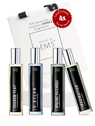 Image of EM5 Combo Pack of 4 - Premium Unisex Collection for Men & Women | Eau De Parfum Spray | Gift Set for Him & Her | Compact & Travel Friendly | 15 ml Each
